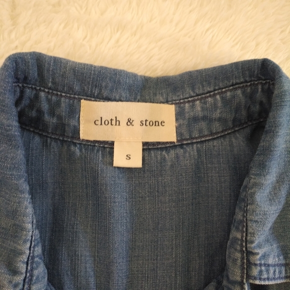 cloth & stone Button Down⬇️ Denim Shirt-NWOT - Picture 3 of 10